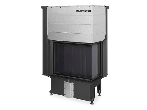 IMPRESSION R/L 2G L 71.60.34.21 - камінна топка кутова з підйомними дверцятами і роздільним склінням